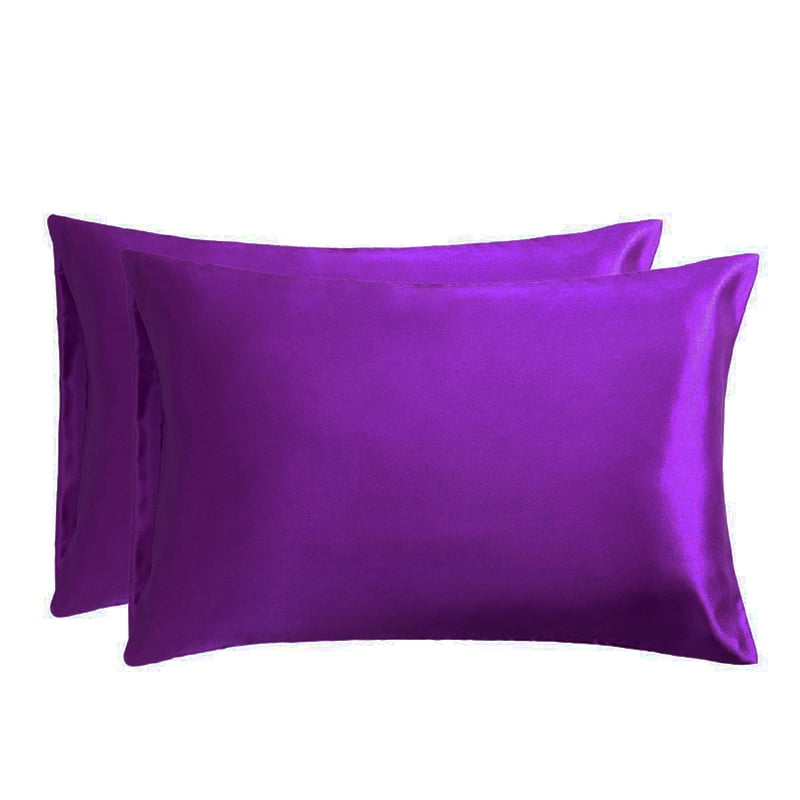Auchen Set of 2 Silk Pillowcase for Hair and Skin, Ultra Silky Satin
