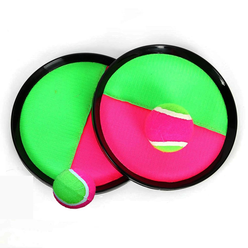 Auchen Toss and Catch Ball Game with Disc Paddles, Paddle Tennis Toy With tow ball Throwing Sport Toy, Geat famaily game in Indoor Or Outdoor Beach, Lawn or Backyard - image 1 of 6