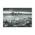 thumbnail image 1 of Auckland Black And White Skyline Canvas Artwork Breathtaking Stunning Cityscape for Home Decor Ready to Hang, 1 of 19