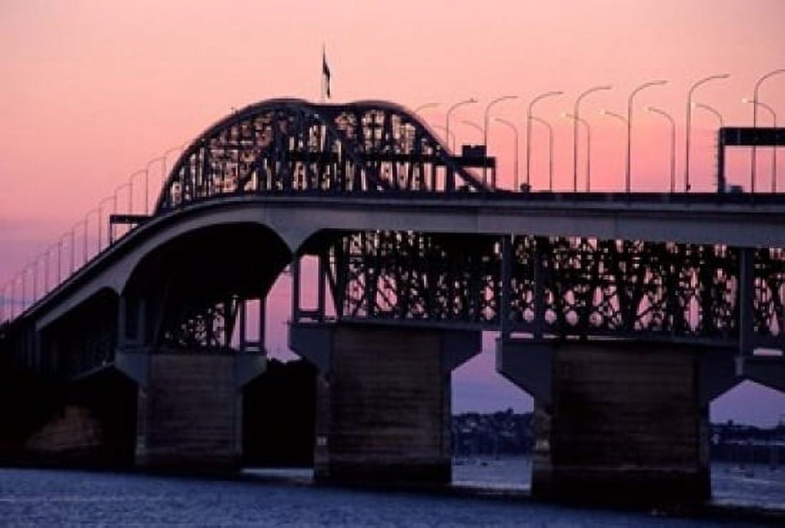 Auckland Harbour Bridge New Zealand Canvas Art - David Wall DanitaDelimont (36 x 24)