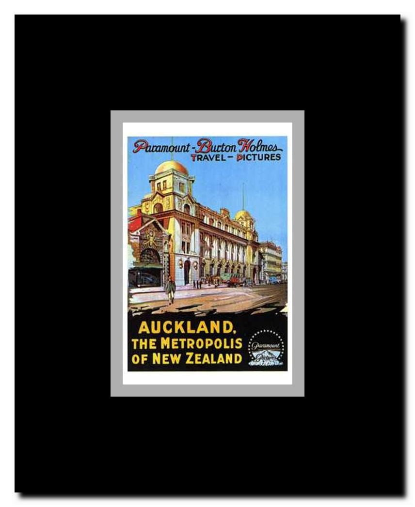 Auckland the Metropolis of New Zealand Framed Movie Poster