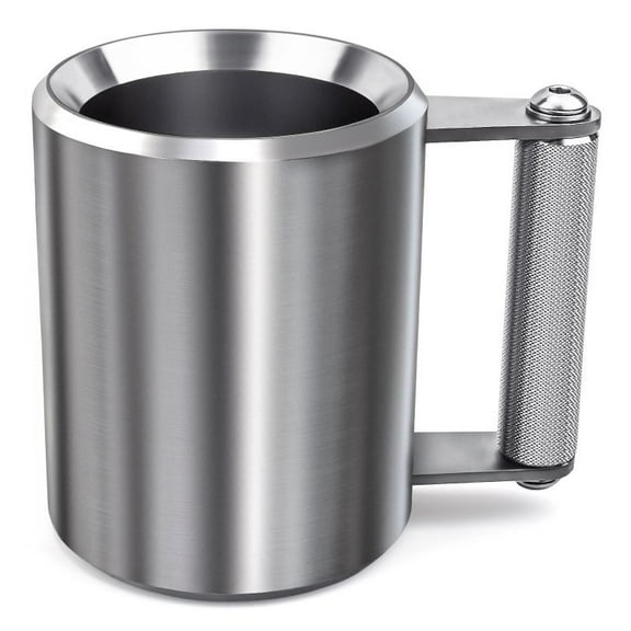 Auckpure Heavy Mug,22 LB/ 10KG Stainless Steel Cup,Super Heavy Dumbbell Fitness Sports Mug,Gym Exercise Coffee Lover Gift
