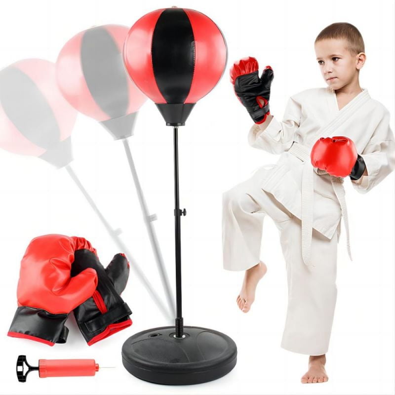 Auckpure Punching Bag for Kids, Kids Boxing Bag with Stand,3