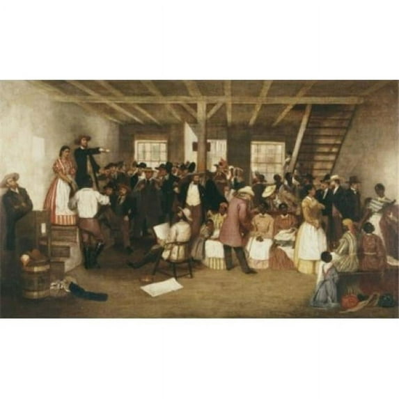 Auction Friedrich Schulz 1823-1875 Smithsonian Institution Hirshhorn Museum & Sculpture Garden Washington DC USA Poster Print - 18 x 24 in.