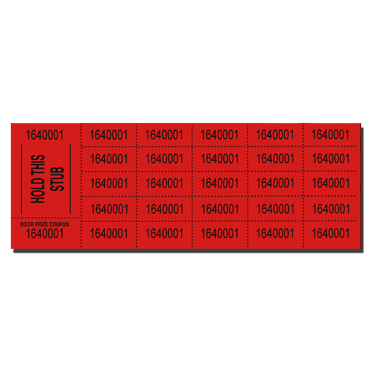 Avery Blank Printable Perforated Raffle Tickets - Tear-Away Stubs ...