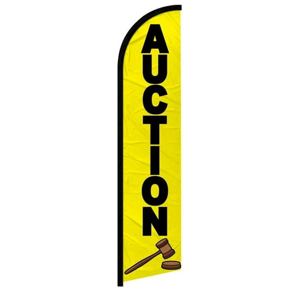 Auction Windless Banner Flag