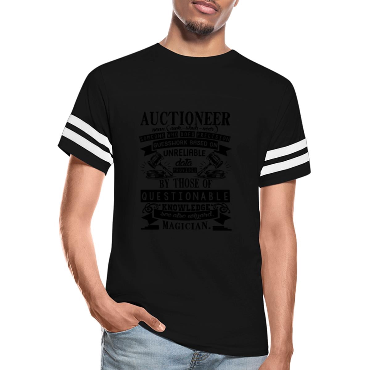 Auctioneer Definition Shirt Vintage Sport TShirt Unisex Tee