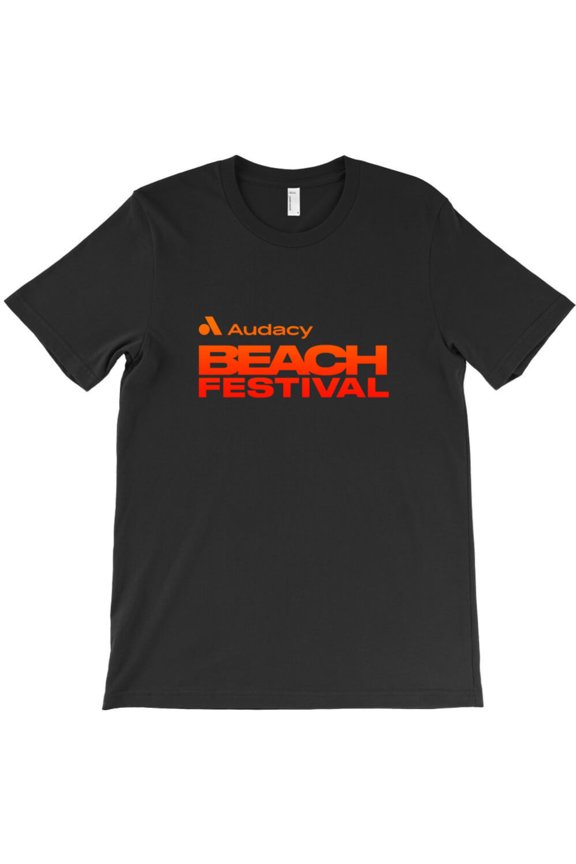 Audacy Beach Festival Funny Retro Music Concert Fan Graphic T-Shirt - Comfortable Fit G1281, Up to 5XL