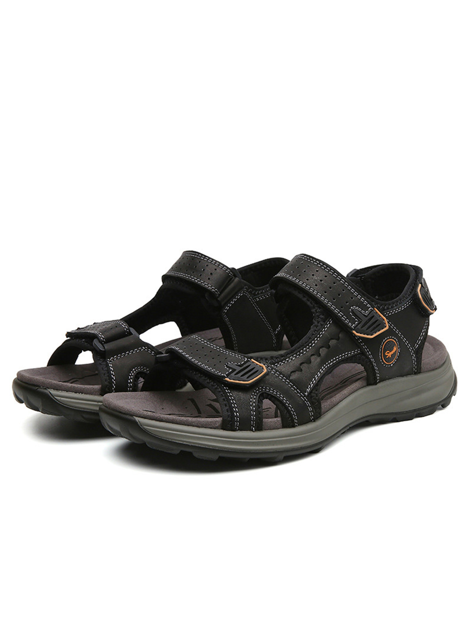 Audeban Men's Outdoor Hiking Sandals, Open Toe Arch Support Strap Water Sandals, Lightweight Athletic Trail Sport Sandals - image 1 of 5