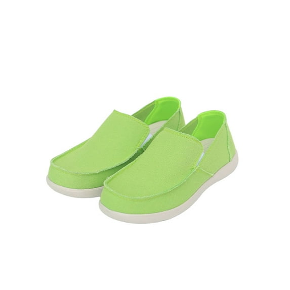 Audeban Men's Slip on Shoes Loafers Canvas Boat Shoe Non Slip Casual Loafer Flat Outdoor Sneakers Walking