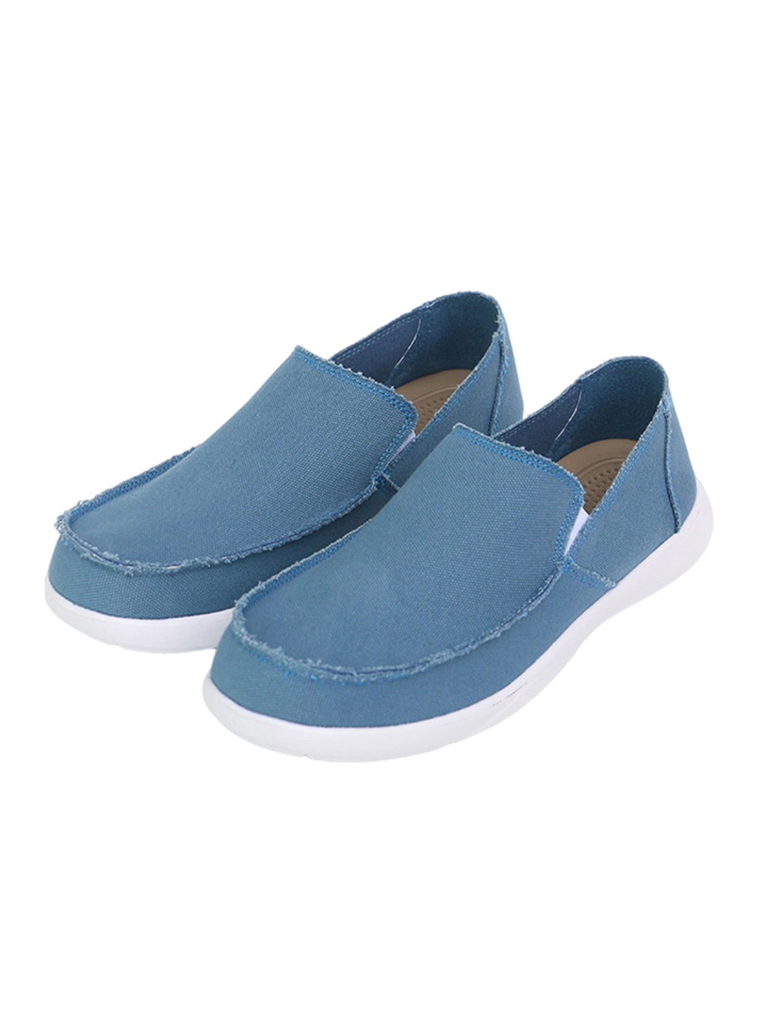 Audeban Men's Slip on Shoes Loafers Canvas Boat Shoe Non Slip Casual