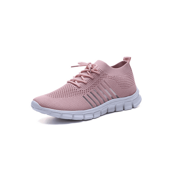 Audeban Women's Breathable Trainers Sneakers Ladies Lace Up Mesh Comfy Casual Shoes Holiday Gift
