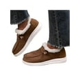 thumbnail image 1 of Audeban Womens Indoor/Outdoor Shoes Slip On Moccasin Slippers Winter Warm Snow Boots Loafer, 1 of 2
