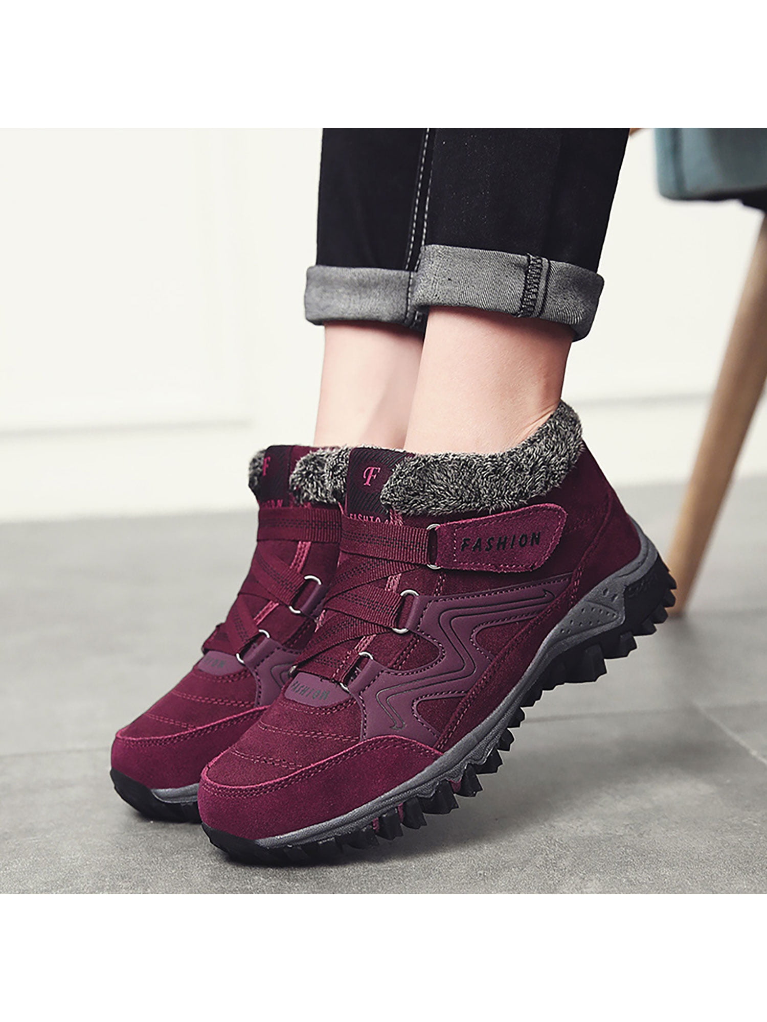 Audeban Womens Winter Snow Boots Hiking Shoes Nigeria Ubuy