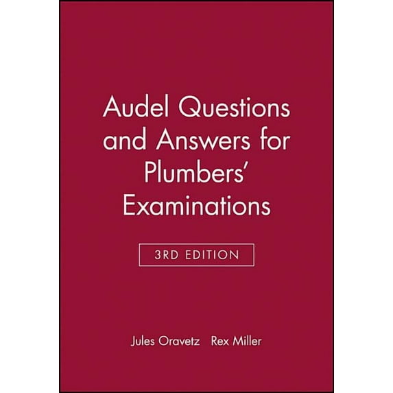 Audel Questions and Answers for Plumbers' Examinations, (Paperback)
