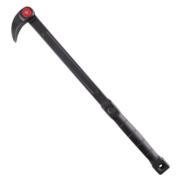 Audessy 18 Inch Pry Bar, 180 Rotatable Head, 14 Position Adjustable Angle for Prying and Nailing