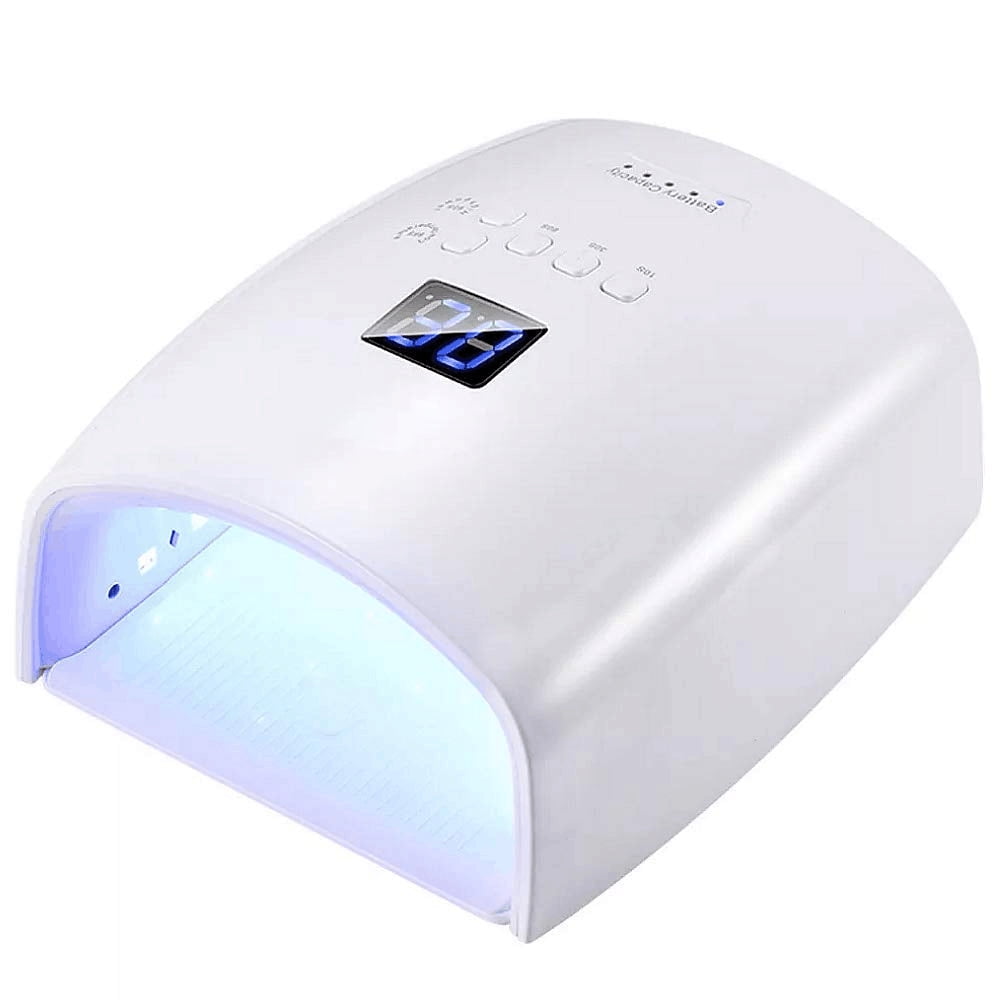 Audessy 48W UV LED Nail Lamp, Nail Dryer for Gel Polish, 4 Timers UV Nail Lamp Professional Nail Light, White