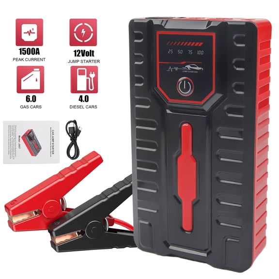Audessy 49800mAh Car Jump Starter Booster Jumper Box Power Bank Battery Charger Portable
