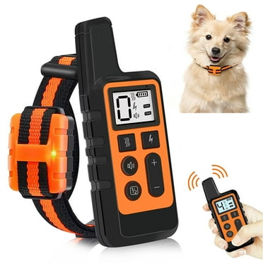 Audessy Dog Training Collar, Waterproof Shock Collars for Dog with Remote 1640 ft, 3 Training Modes, IPX7 Waterproof Electric Dog Collar for Small Medium Large Dogs, Orange