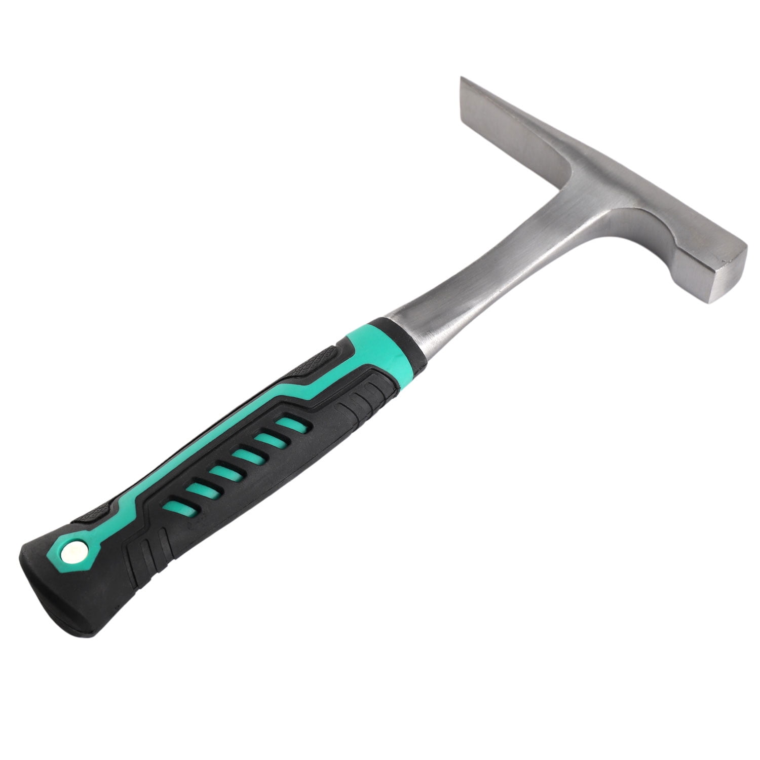 Rubberized Rocks Audessy Rock Pick Hammer, 21 oz Chipping Brick Hammer with Rubber Grip ...