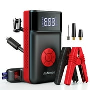 Audew (Andeman) Jump Starter with Air Compressor, 4000A 12V Portable Battery Jump Starter Box for Up 10L Gas/8L Diesel Engine with 120PSI Digital Tire Inflator, LED Light,USB Quick Charge