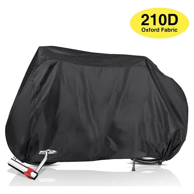 Audew Bike Cover, 210D Waterproof Outdoor Bicycle Cover with Lock Holes ...