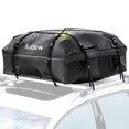 thumbnail image 1 of Audew Car Rooftop Cargo Carrier Bag15 Cubic Feet 600D Oxford Waterproof Car Cargo Bag with 4 Telescopic BeltFoldable Luggage Rack Bag for CarsTrucks and SUV with Roof Rack Vehicle, 1 of 9