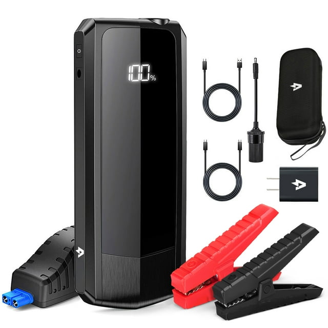 Audew Jump Starter, Car Auto Battery Jump Starter 2000A Peak 20000mAh