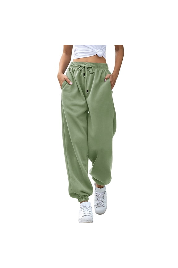 Baggy Sweatpants for Women Sweatpants Women Baggy Jogger Pants Workout High Waisted Yoga Pants with Pockets Lounge Bottoms Womens Cuffed Sweatpants Jn L