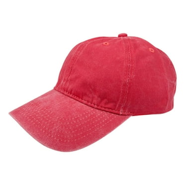 Audhol Baseball Cap Custom Large Scalesun Hats Baseball Hat Solid Color Adjustable Outdoor Sport Hat Gorras Para Hombres Red3 M