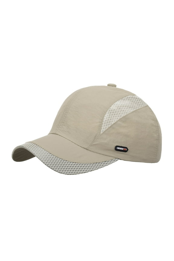 Baseball Cap Fashion Women Men Sport Mountain Climbing Breathable Beach Baseball Cap Hip Hop Hat Sun Hat Gorras Para Hombres Beige One Size