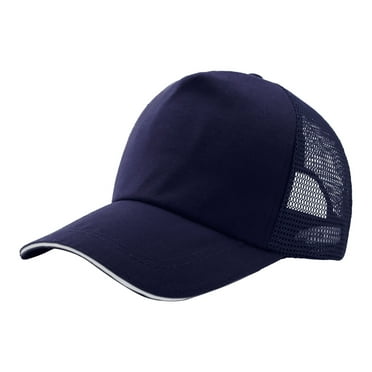 Audhol Baseball Cap Men'S and Women'S Summer Cotton Back Net Hat Fashion Casual Sunscreen Baseball Cap Gorras Para Hombres Navy One Size