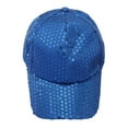 thumbnail image 1 of Audhol Baseball Cap New Fashion Unisex Pure Color Sequined Hats Baseball Caps Dad Hats Blue One Size, 1 of 4