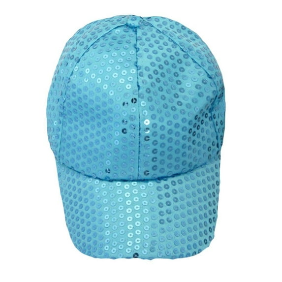 Audhol Baseball Cap New Fashion Unisex Pure Color Sequined Hats Baseball Caps Dad Hats Sky Blue One Size