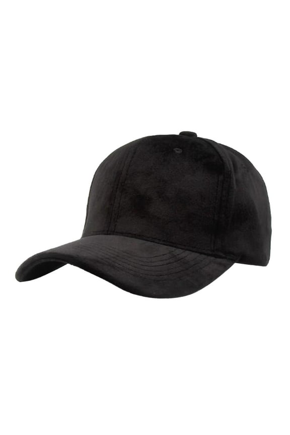Baseball Cap New Velvet Baseball Cap for Women Men Crushed Plain Dad Hat Sports Cap Hip Hop Hats Unstructured 1 Hat Dad Hats Black One Size
