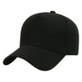 thumbnail image 1 of Audhol Baseball Cap Outdoor Sunshade Sunscreen Sun Hat Baseball Cap Men and Women Solid Color Cap Gorras Para Hombres Black One Size, 1 of 3