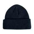 thumbnail image 1 of Audhol Beanie for Women Men's and Women's Winter Soft Warm Knitted Hats Cute Chunky Caps Warm Hats for Women Navy One Size, 1 of 4