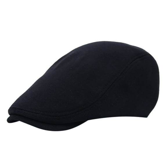 Audhol Beret Hats for Women Black Grey Herringbone Newsboy Baker Boy Tweed Flat Cap Mens Gatsby Hat French Beret Hats for Women Black One Size