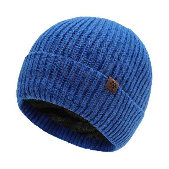 Audhol Bomber Hats Winter Woolen Hat Womens Loose Woolen Hat Oversized Knitted Warm Winter Hat Suitable For Cold Weather One Size Soft Stylish Winter Hat Blue One Size