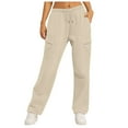 Audhol Casual Cargo Pants Ladies' Tunic Sweatpants Sweatpants High