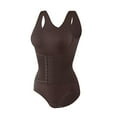 thumbnail image 1 of Audhol Corset Bodysuit for Women for Women Tummy Post Body Shaper Butt Shapers Women's Bodysuit Girdles Shapewear Bodysuits for Women Coffee 2XL, 1 of 8