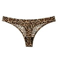 thumbnail image 1 of Audhol Cotton Thongs for Women! Womens Underwear Cotton Bikini Panties Lace Soft Hipster Panty Ladies Stretch Full Briefs Underwear Women Pack Brown XL, 1 of 6