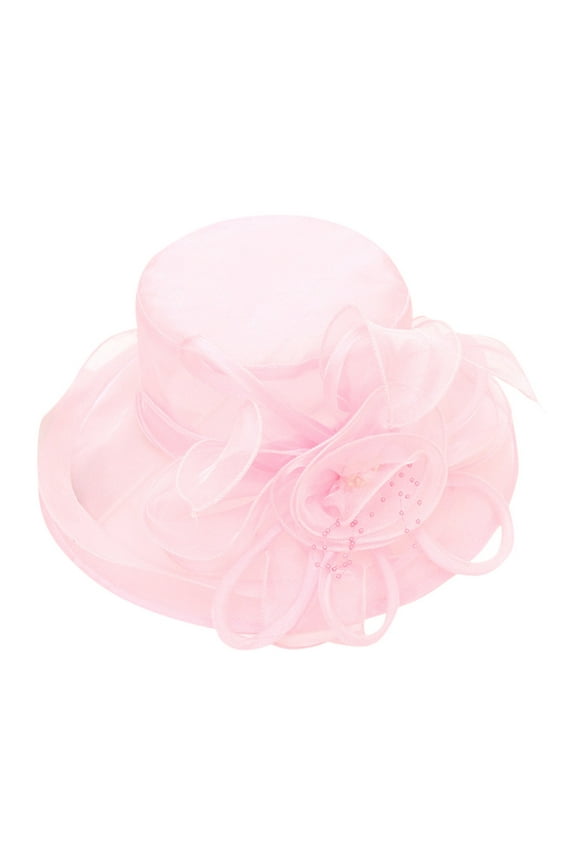Derby Hats Women's Church Kentucky Daily Cap Fascinator Bridal Tea Party Wedding Hat Vintage Hat Pink One Size