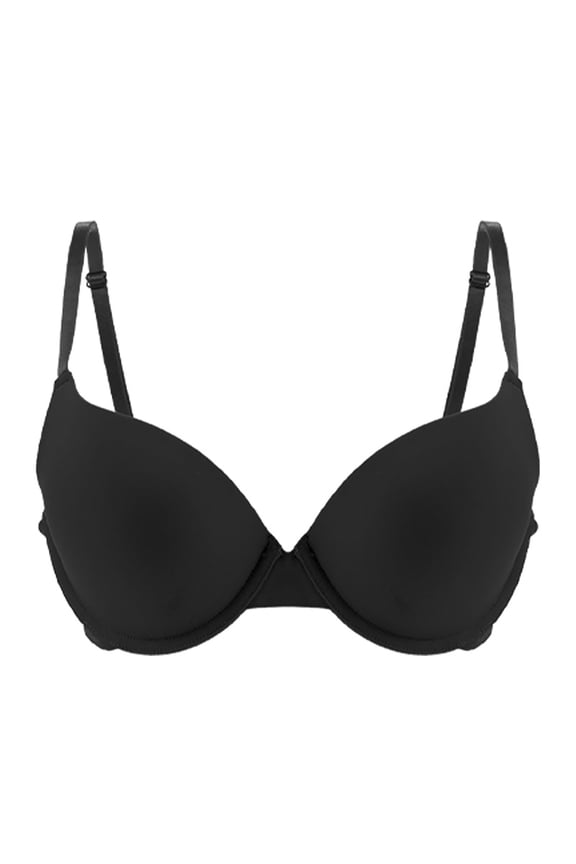 Everyday Bras for Women, Shaping Up Bra for Small Chest Adjustable Comfortable & Breathable Lifting & Anti Sagging Tshirt Bras for Women No Underwire Black 75