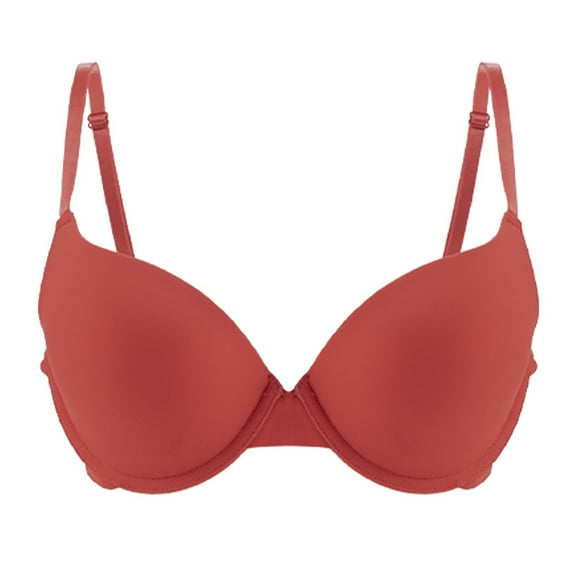 Audhol Everyday Bras for Women, Shaping Up Bra for Small Chest Adjustable Comfortable & Breathable Lifting & Anti Sagging Tshirt Bras for Women No Underwire Coffee 75