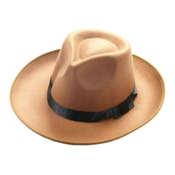 Audhol Fedora Hats for Men Jazz Cap Retro Cap Flat Side Sun Hat Bow Cap Four Seasons Available Fedora Hats for Women A A