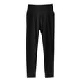 thumbnail image 1 of Audhol Fleece Lined Leggings Women Sports Fitness Pants Women's High Bomb Dry Run Yoga Pants Tights Sensation Cropped Pants Yoga Pants Women Black S, 1 of 7