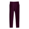 thumbnail image 1 of Audhol Fleece Lined Leggings Women Sports Fitness Pants Women's High Bomb Dry Run Yoga Pants Tights Sensation Cropped Pants Yoga Pants Women Watermelon Red L, 1 of 3