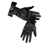 black dress gloves for women BLACK FLOWERS GLOVES | CULT MIA