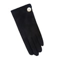 thumbnail image 1 of Audhol Gloves Women'S Winter Outdoor Warm Gloves Suede Pearl And Fleece Cycling And Driving Windproof Gloves Touchscreen Non-Slip Gloves Black A, 1 of 3